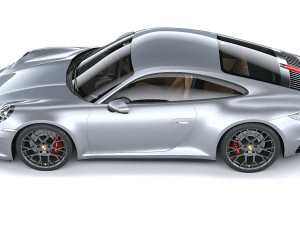Porsche 911 Carrera 4S 2019 Coronarender 3Dモデル