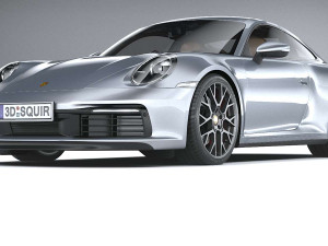Porsche 911 Carrera 4S 2019 Coronarender 3Dモデル