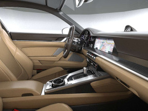 Porsche 911 Carrera 4S 2019 Coronarender 3Dモデル