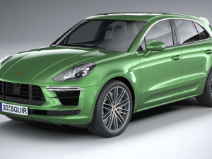 Porsche Macan Turbo 2019 Coronarender Modèle 3D
