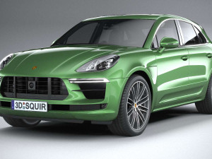 Porsche Macan Turbo 2019 Coronarender Modèle 3D