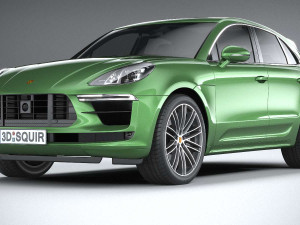 Porsche Macan Turbo 2019 Coronarender Modèle 3D