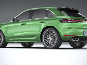 Porsche Macan Turbo 2019 Coronarender Modèle 3D