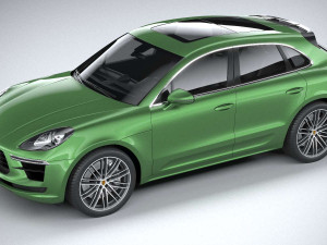 Porsche Macan Turbo 2019 Coronarender Modèle 3D