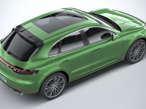 Porsche Macan Turbo 2019 Coronarender Modèle 3D