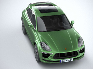 Porsche Macan Turbo 2019 Coronarender Modèle 3D