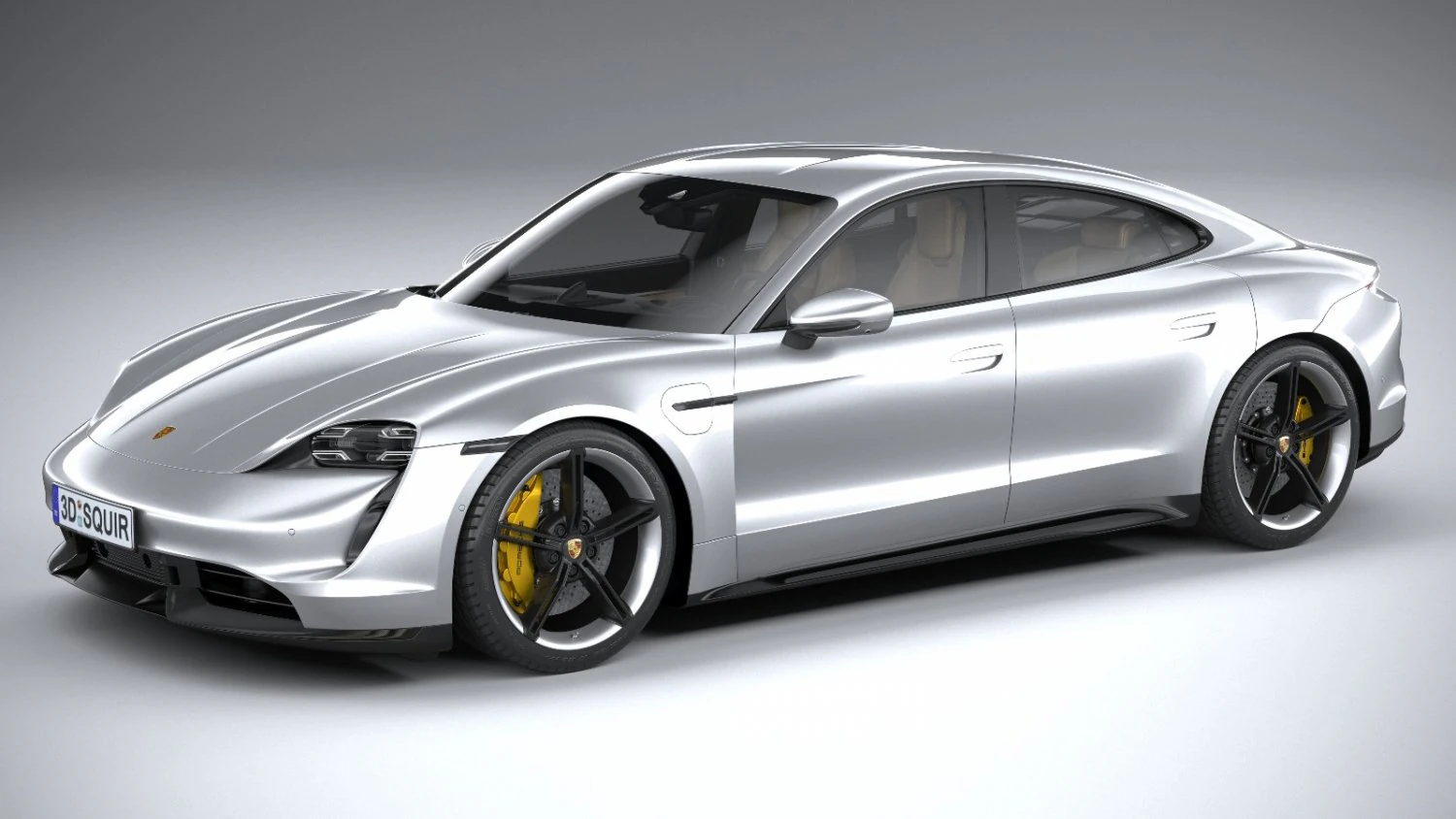 Porsche Taycan 2020 3D Model .c4d .max .obj .3ds .fbx .stl .blend