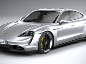 Porsche Taycan 2020 3D Model