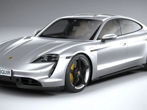 Porsche Taycan 2020 3D Model
