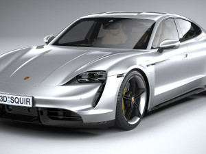 Porsche Taycan 2020 3D Model