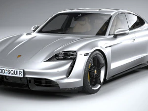 Porsche Taycan 2020 3D Model
