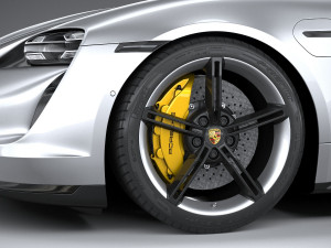 Porsche Taycan 2020 3D Model
