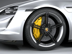 Porsche Taycan 2020 3D Model