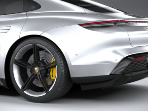 Porsche Taycan 2020 3D Model