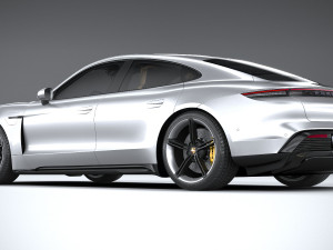 Porsche Taycan 2020 3D Model