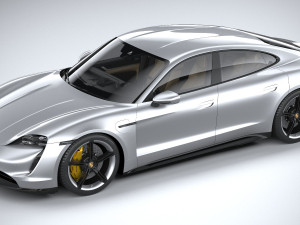 Porsche Taycan 2020 3D Model