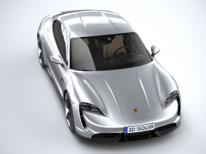 Porsche Taycan 2020 3D Model