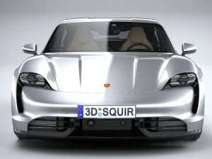 Porsche Taycan 2020 3D Model