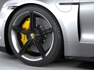 Porsche Taycan 2020 3D Model
