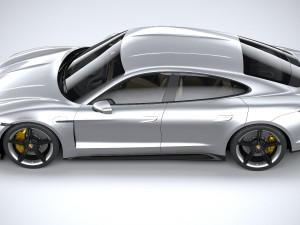 Porsche Taycan 2020 3D Model