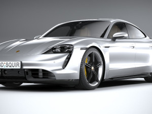 Porsche Taycan 2020 3D Model