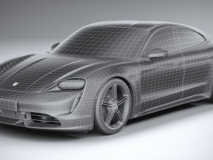 Porsche Taycan 2020 3D Model
