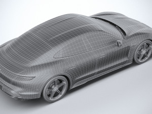 Porsche Taycan 2020 3D Model