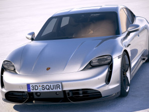 Porsche Taycan 2020 vray 3D मॉडल