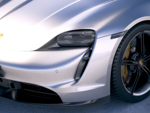 Porsche Taycan 2020 vray 3D मॉडल