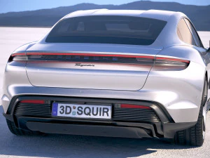 Porsche Taycan 2020 vray 3D Model