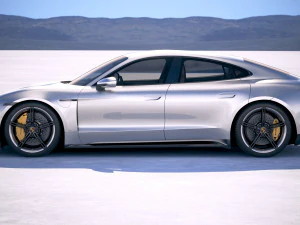 Porsche Taycan 2020 vray 3D Model