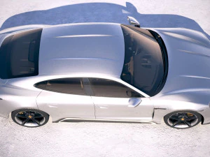 Porsche Taycan 2020 vray 3D Model
