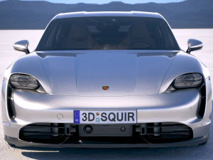 Porsche Taycan 2020 vray 3D Model