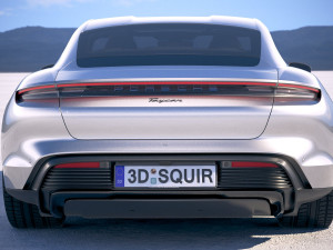 Porsche Taycan 2020 vray 3D मॉडल