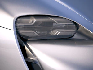 Porsche Taycan 2020 vray 3D Model