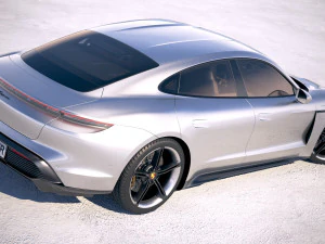 Porsche Taycan 2020 vray 3D Model