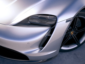 Porsche Taycan 2020 vray 3D मॉडल