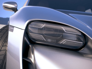 Porsche Taycan 2020 vray 3D मॉडल