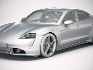 Porsche Taycan 2020 vray 3D मॉडल