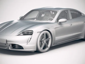 Porsche Taycan 2020 vray 3D Model