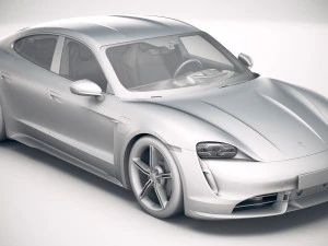 Porsche Taycan 2020 vray 3D Model