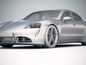 Porsche Taycan 2020 vray 3D Model