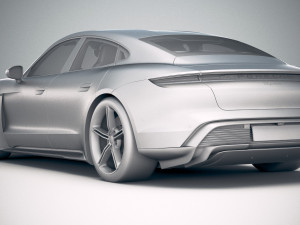 Porsche Taycan 2020 vray 3D मॉडल