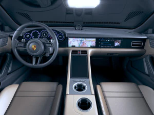 Porsche Taycan 2020 vray 3D Model