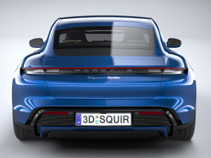 Porsche Taycan Turbo 2020 3D मॉडल