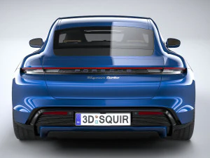 Porsche Taycan Turbo 2020 3D Model