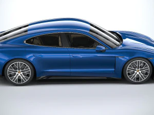 Porsche Taycan Turbo 2020 3D Model