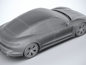Porsche Taycan Turbo 2020 3D मॉडल