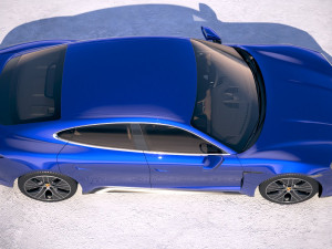 Porsche Taycan Turbo 2020 vray 3D Model
