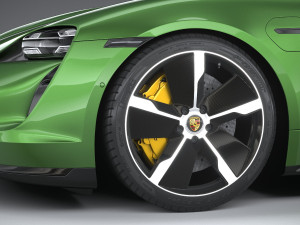 Porsche Taycan Turbo S 2020 3D 模型